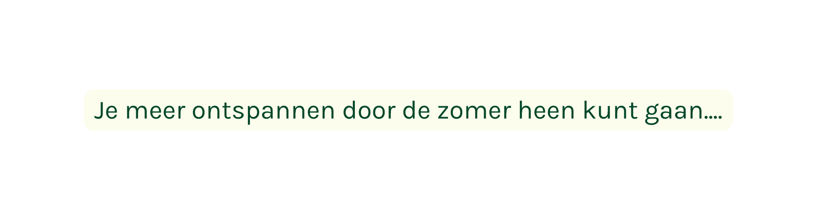 Je meer ontspannen door de zomer heen kunt gaan