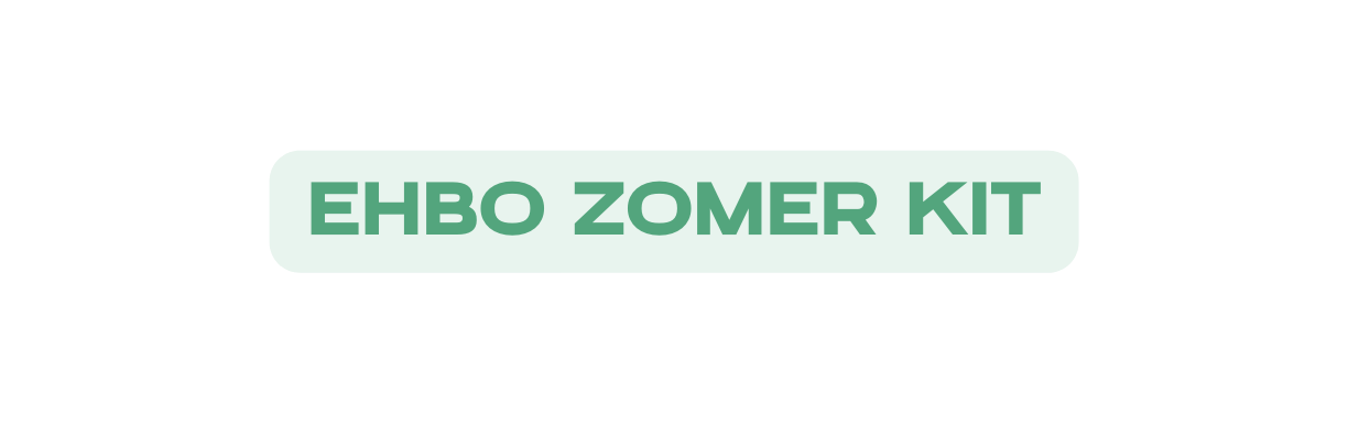 EHBO ZOMER KIT